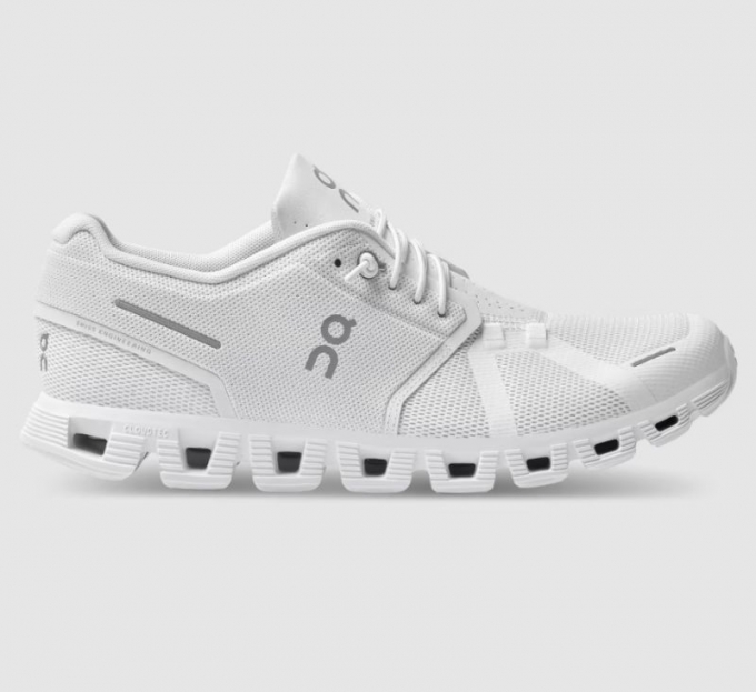 On Cloud Donne Cloud 5-All White Shoes Nuovi arrivi