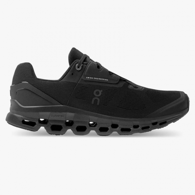 On Cloud Uomo Cloudstratus-Black Shoes|Nuovo Saldo