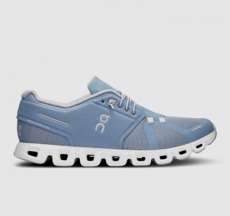 On Cloud Donna Cloud 5-Chambray |Scarpe bianche Nuovi arrivi