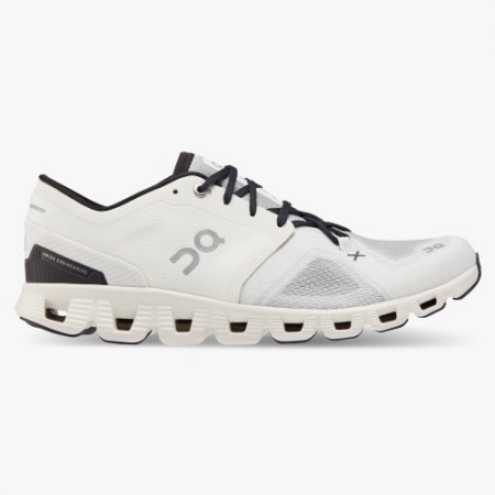 On Cloud Uomo Cloud X 3-Ivory |Scarpe nere |Spedizione rapida