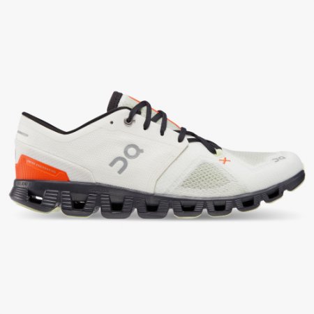 On Cloud Uomo Cloud X 3-Avorio |Scarpe Flame |Spedizione rapida