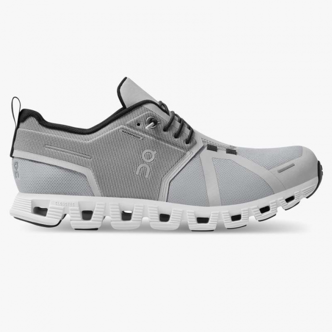 On Cloud Donne Cloud 5 Waterproof-Glacier |Scarpe bianche Spedizione gratuita