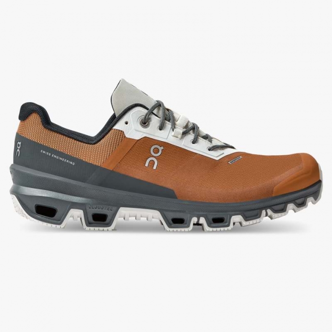 On Cloud Uomo Cloudventure Waterproof-Pecan |Scarpe Lead|Nuovo saldo